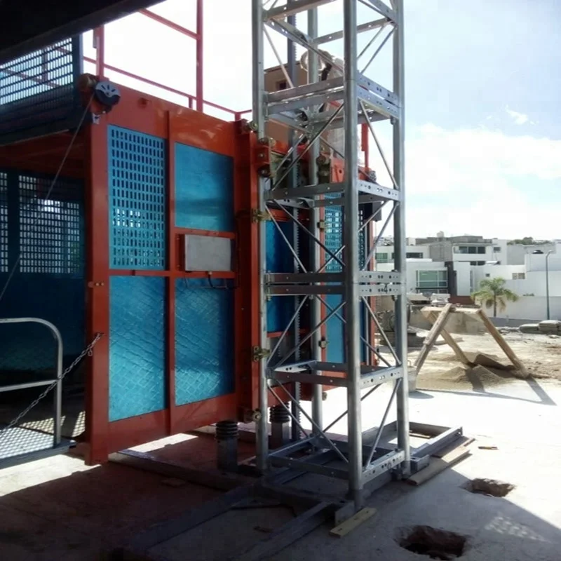 Portable cheap reliable construction site elevator/construction engineering machinery/construction equipment
