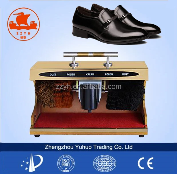 
industrial automatic shoe and sole cleaning/cleaner polishing machine 