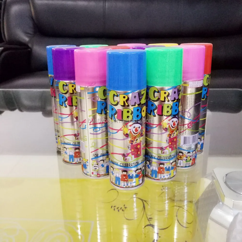 Цветной спрей для вечеринки