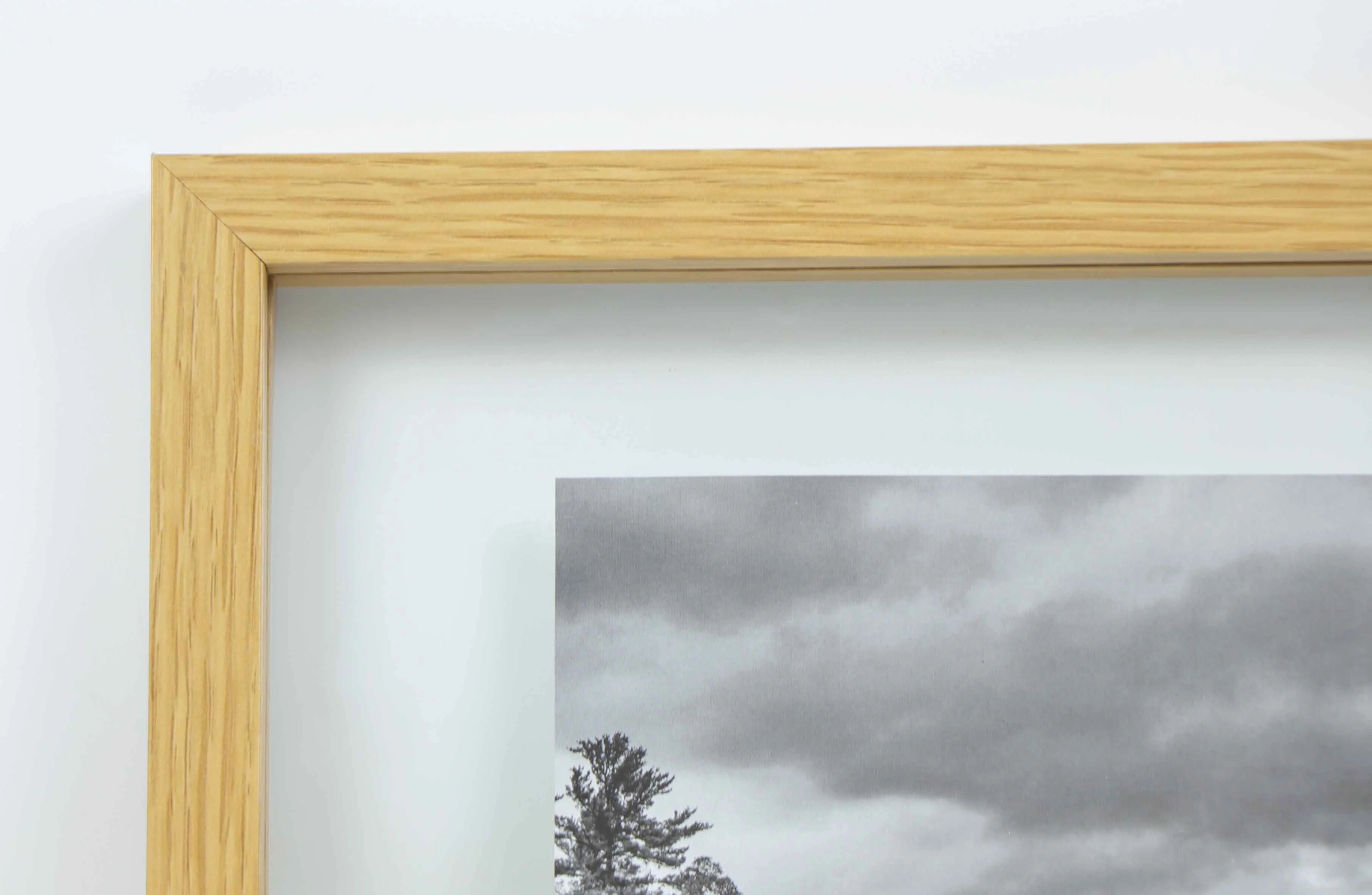 Floating Frame, MDF Floating Picture Frame, Real glass for holding photo