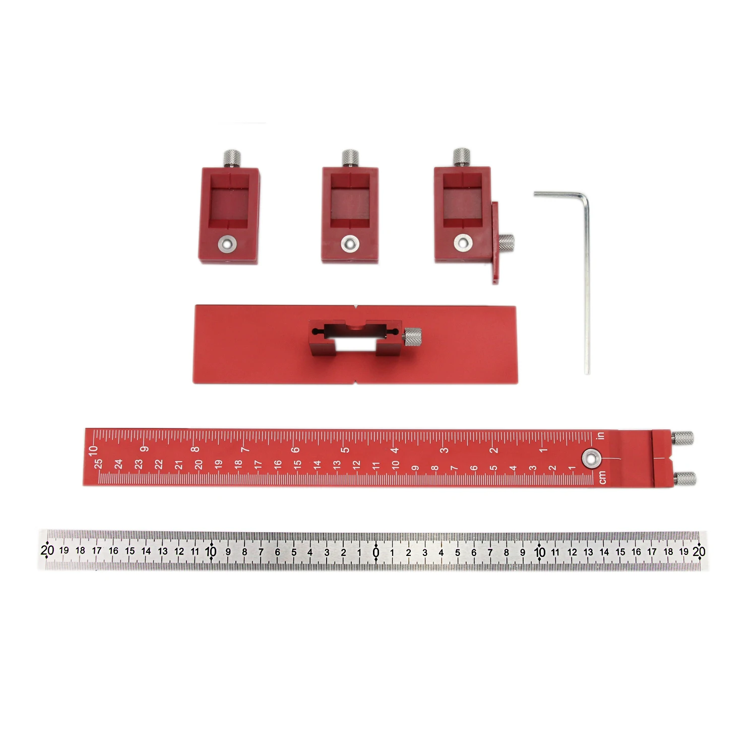 Фурнитура для шкафа с направляющей для сверления 4 мм/5 мм, дверная ручка шкафа, направляющая для зажима ящика