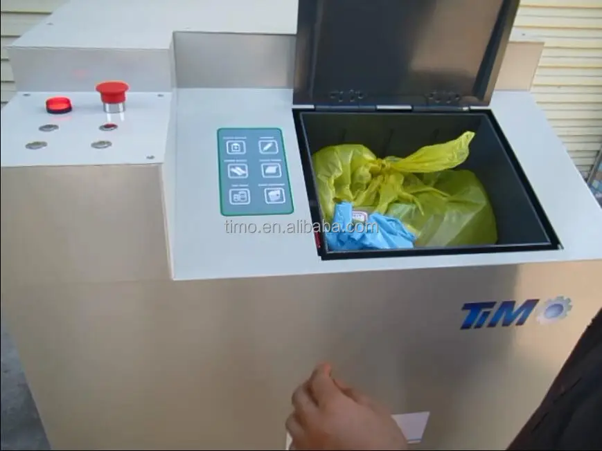 industrial shredder for hospital waste management