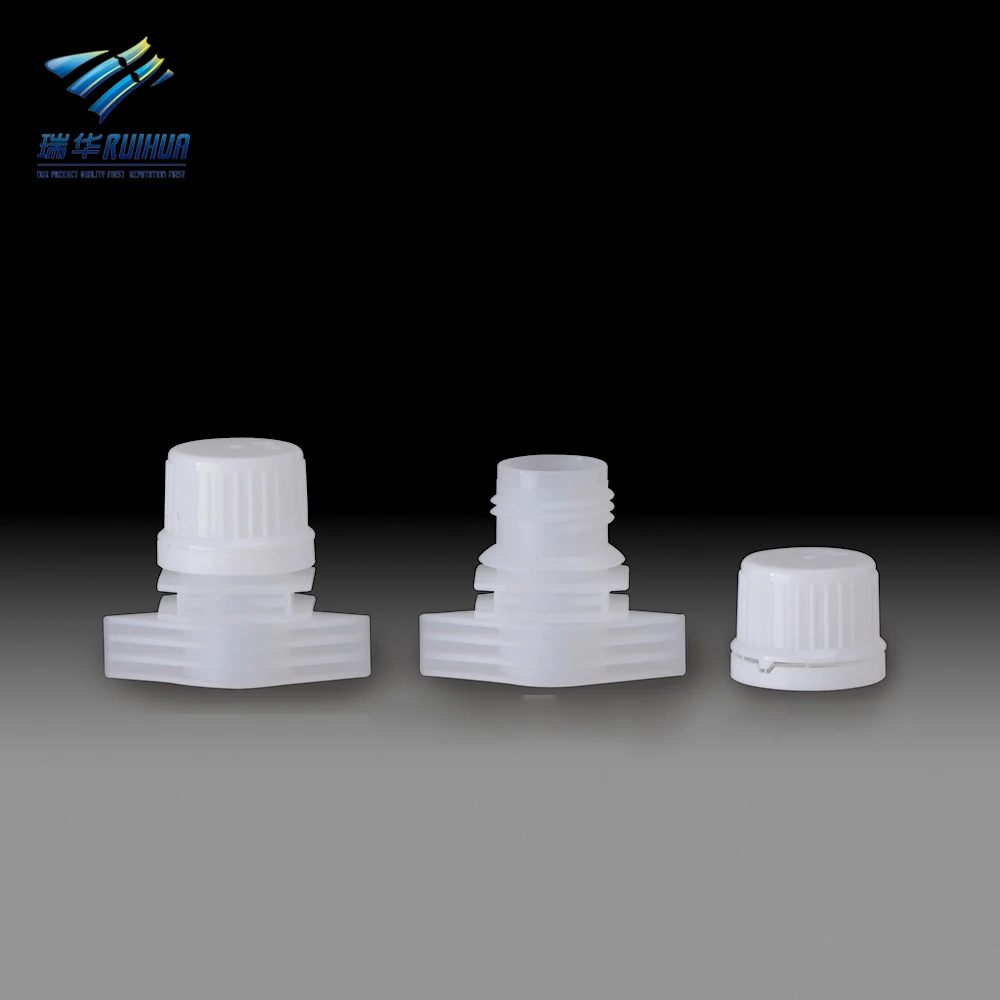16mm food packaging liquid juice plastic screw cap for stand up bag
