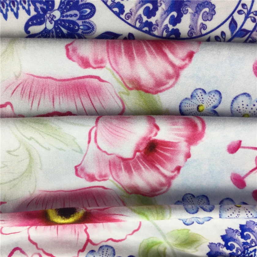 
bamboo organic cotton 95% bamboo 5% spandex fabric 