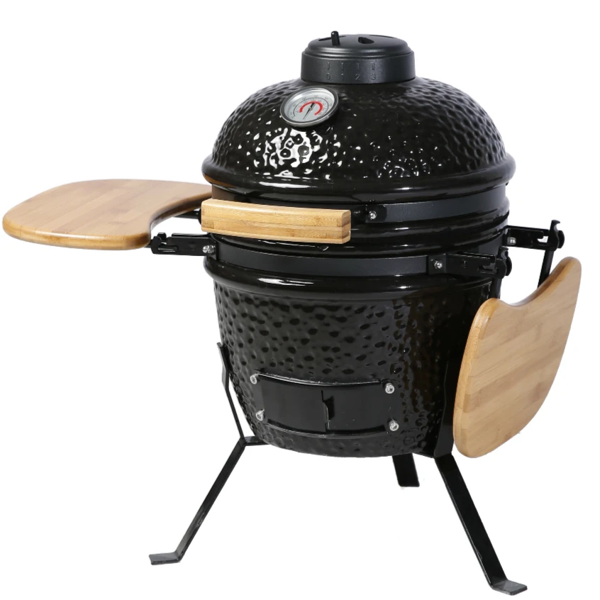 12inch Yixing MCD  factory direct wholesales Mini Size Ceramic  Charcoal Bbq Grill indoor and otherdoor kamado grill