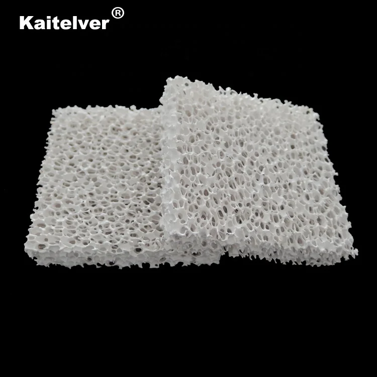 Aluminum casting industry porous ceramic foam filter for aluminum rolling sheet casting
