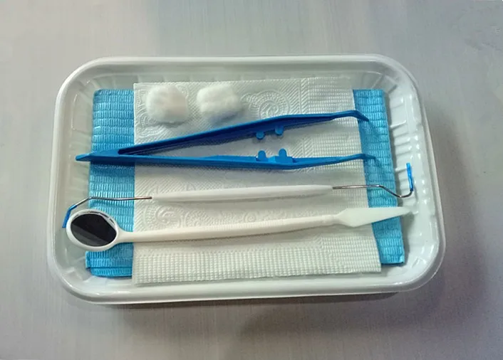 Disposable Dental instrument kit 3 in 1 or 5 in 1 dental set