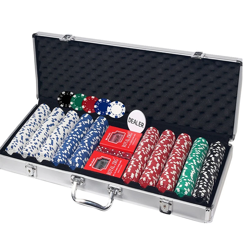 Casino Poker Set with Aluminum Case