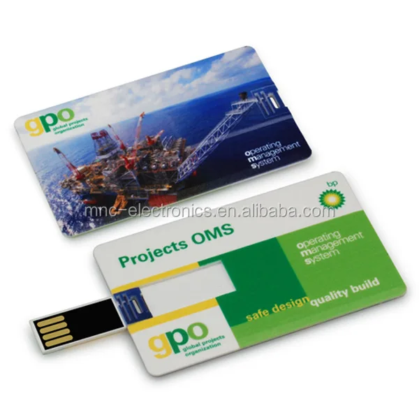 Factory Price Credit Card Shape USB Memory Stick, New Business Gift Credit Card USB Flash, New Customize Design USB Sound Card