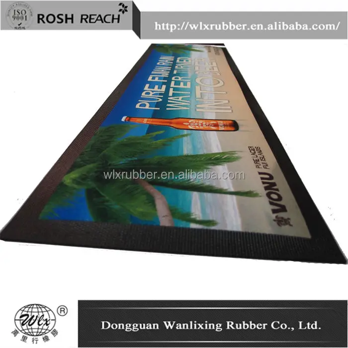 Custom bar spill mat/ bar drink mats/ drink bar rail mat