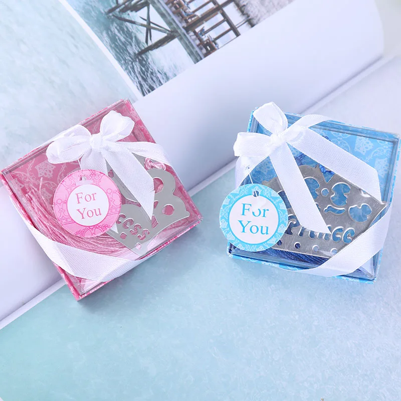 Parties Birthday Crown Pon Blue Prince Bookmark Birthday Giveaways Baby Shower Gifts