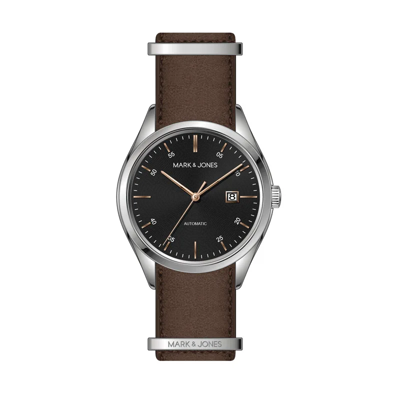 HS-3014 2023 New Design Quartz Auto Date Relojes Genuine Leather Fashion Watches for Boys