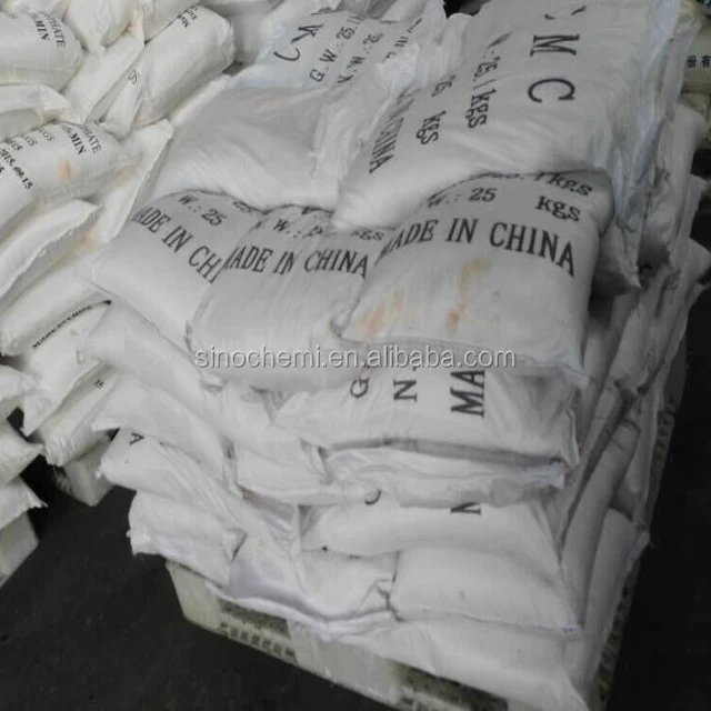 
White Powder Cmc For Juice In 25kg Kraft Paper Bag 