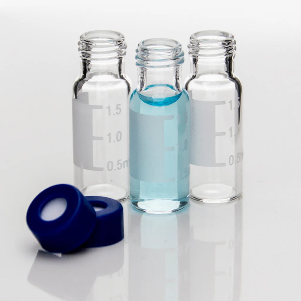 Hot Sale Aijiren Screw Neck hplc 2ml Clear Glass Vial with Write-on Spot