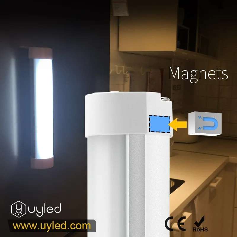 UYLED Q9IR Rechargeable Battery Magnetic Outdoor Home Use Emergency Light Flashlight Torch