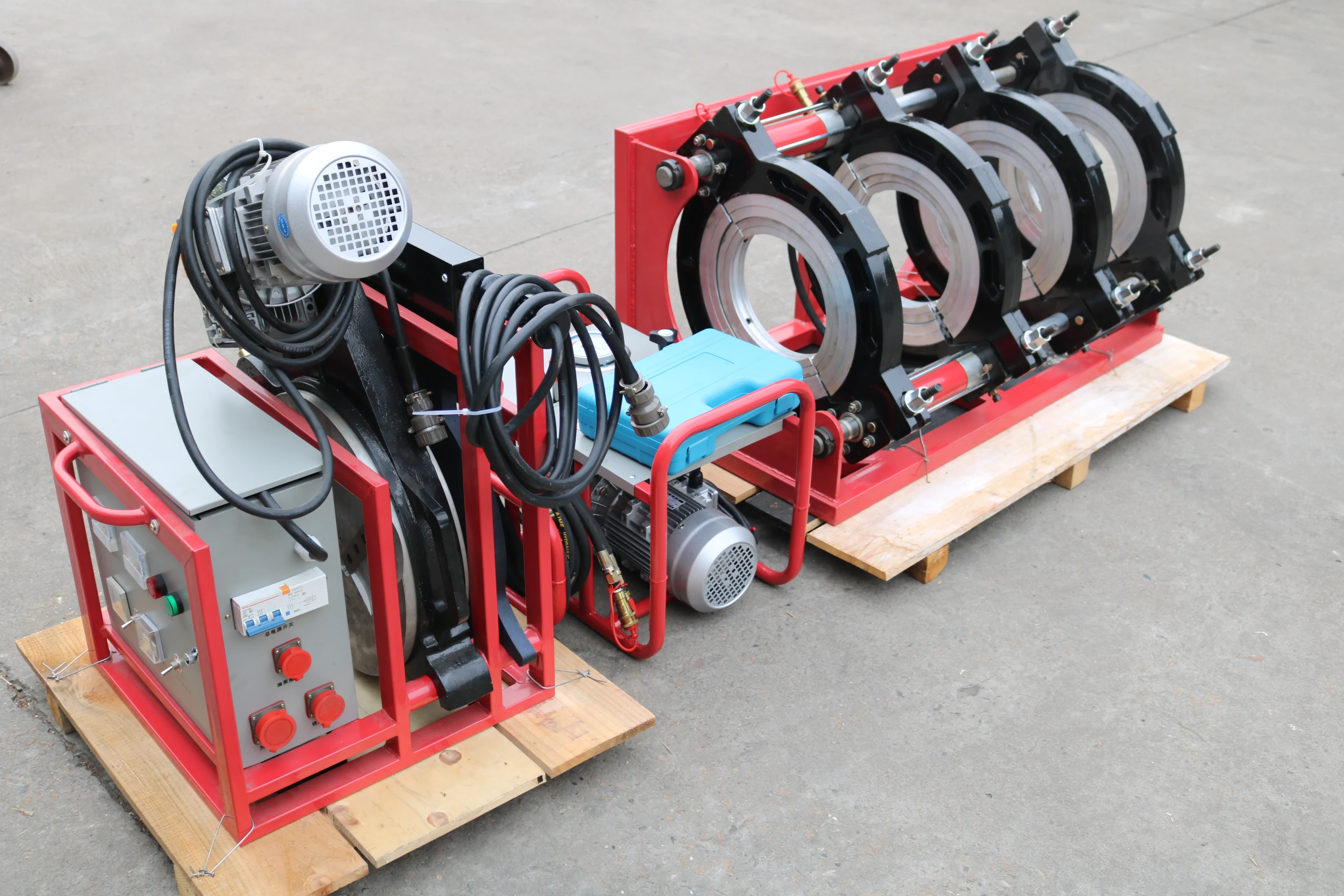 polyethylene pipe butt fusion welding machine up to 630mm