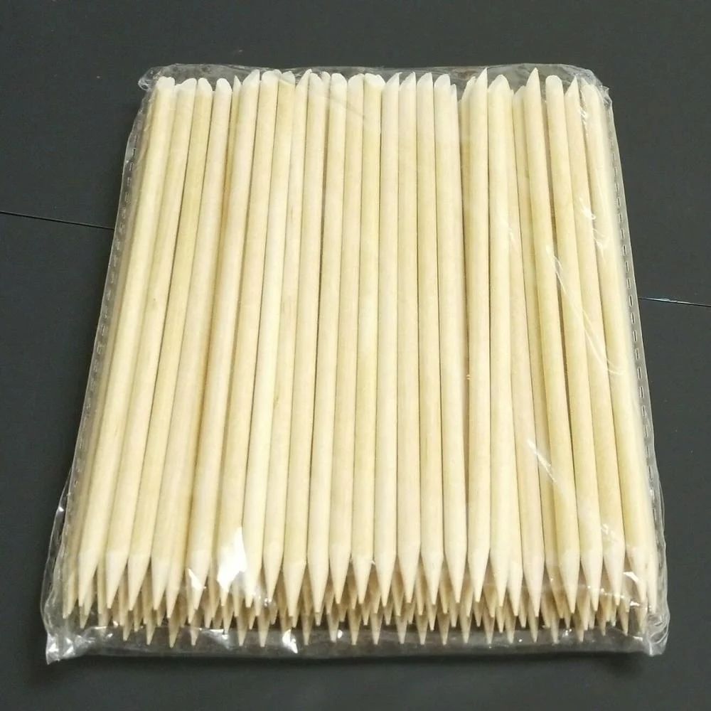 
disposable wooden nail stick/orange stick/manicure stick for nail clean and beauty 