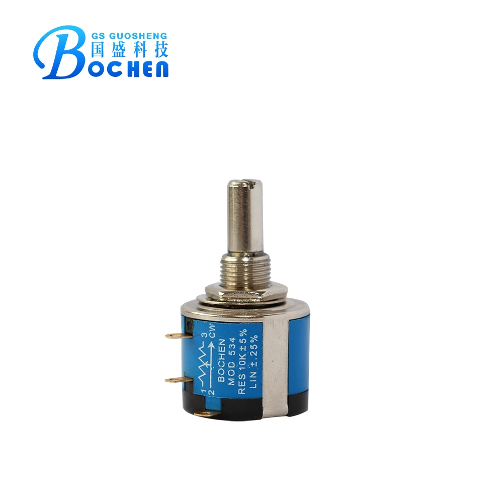 RoHS BOCHEN 534 single-turn precision multiturn potentiometer with cover