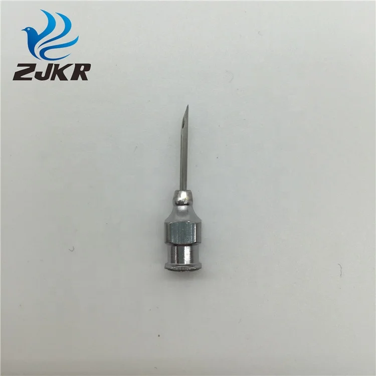 KD402 CETTIA factory outlet poultry and livestock reusable stainless steel injection needle for veterinary syringe