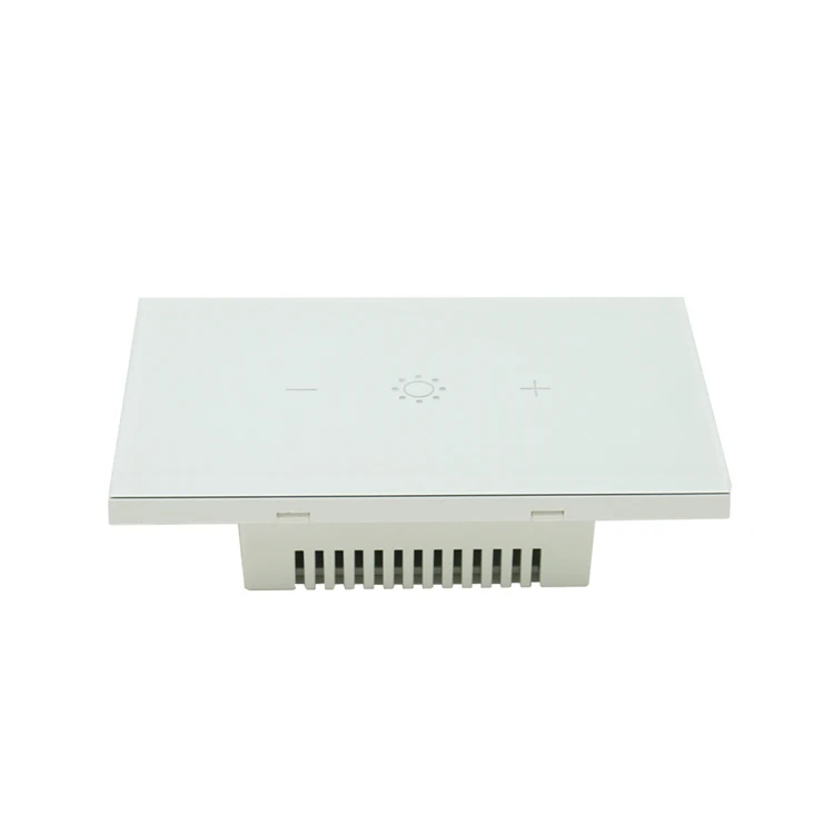 White Wifi Wireless Control Smart Touch Electrical Dimming Panel Light Dimmer Switch With Timing Function
