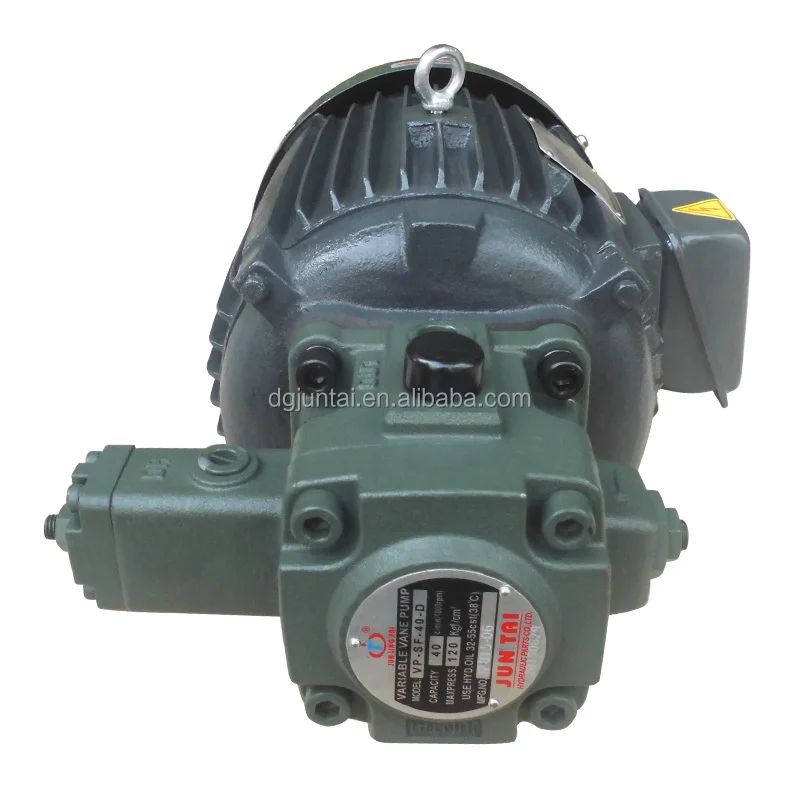 
three phase AC 2.2kw 3HP-4P-30L type motor connected with VP40 pump 