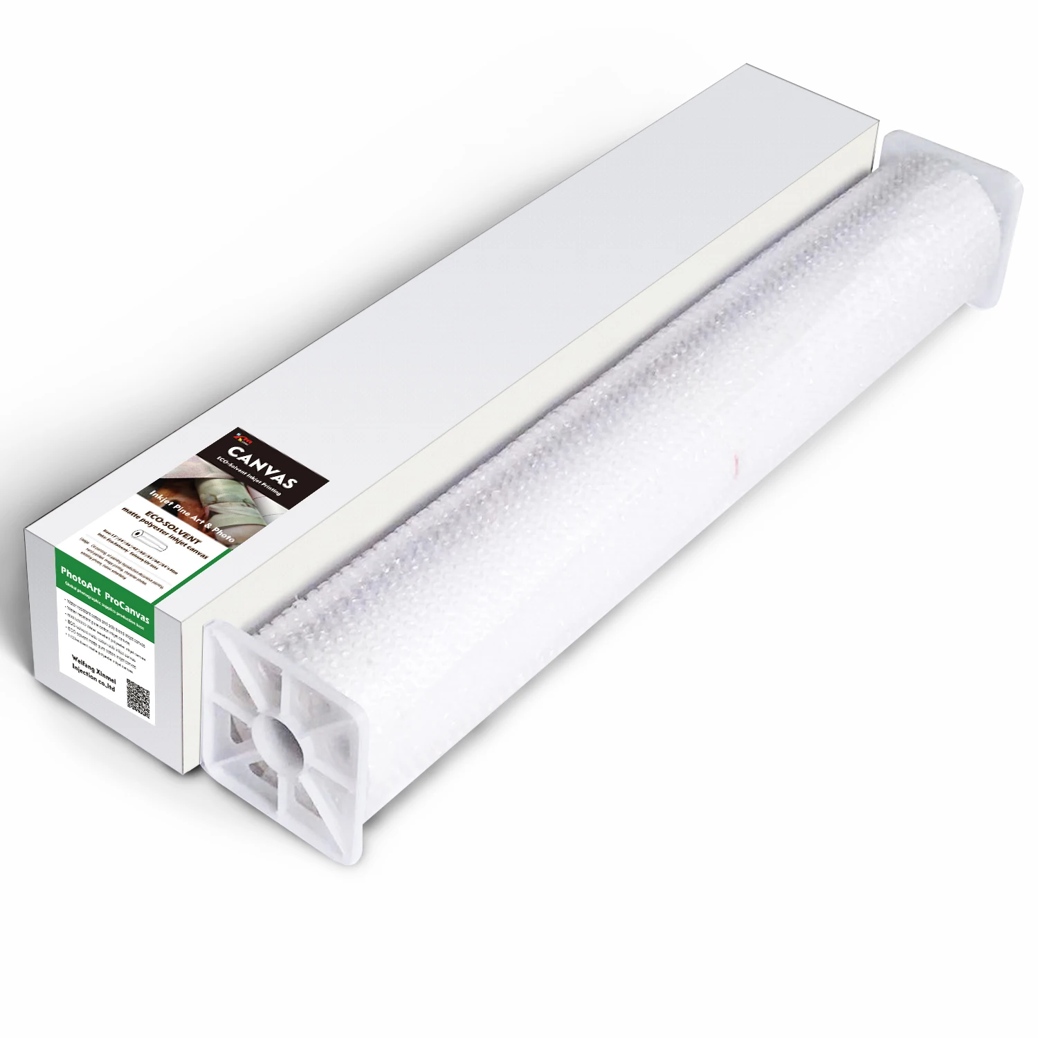 Индивидуальный размер, эко-растворитель, матовый полиэстер, цифровая печать, струйный рулон холста