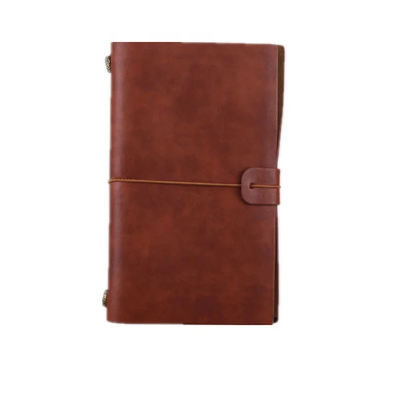 
Wholesale vintage travel school leather journal notebook 