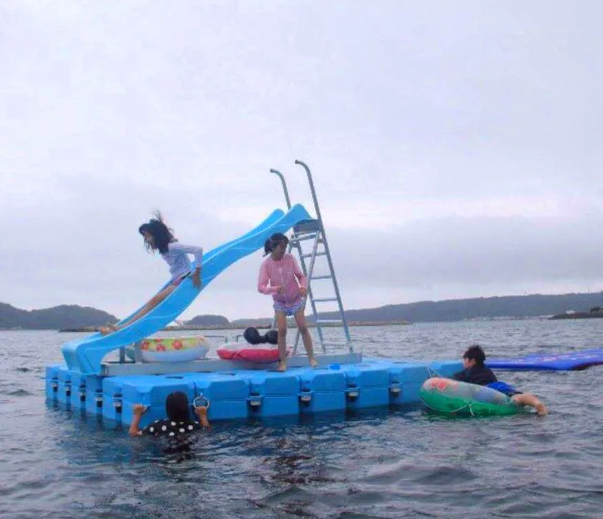 Durable Ocean Pontoon Bridge Floating Dock On Water