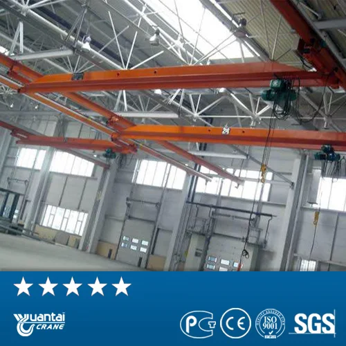 Workshop use 0.5t 1 2 5 ton lx type under hung single girder overhead crane for sale