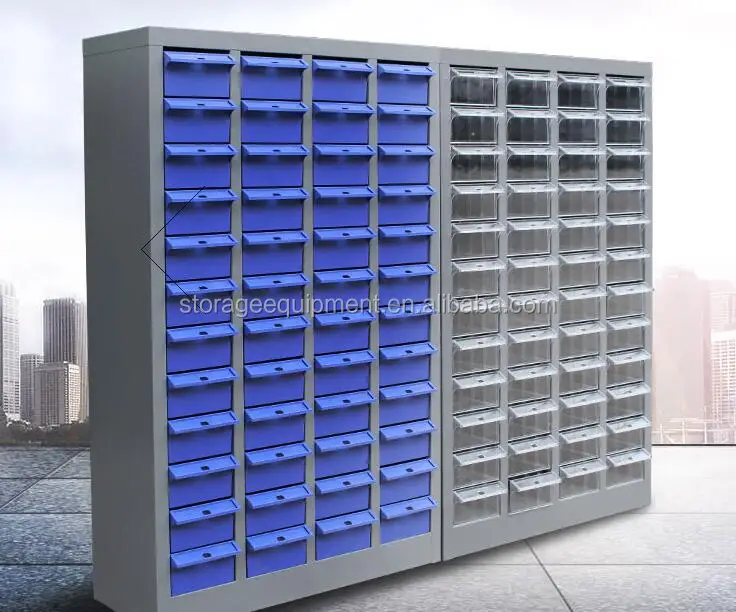 48 drawer tool cabinet electronic component cupboard with door and lock