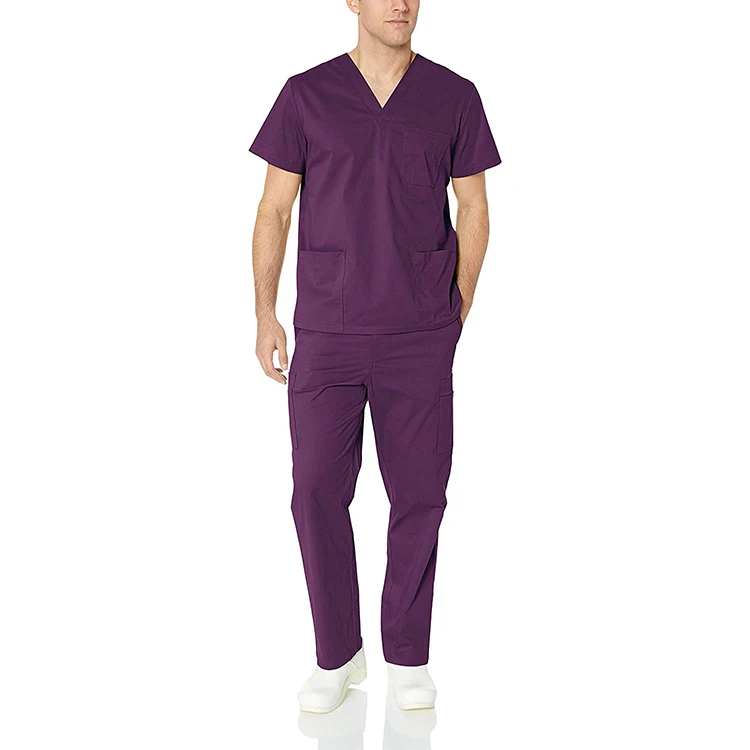 Chinese Manufacturer Direct Supply Polyester/Rayon/Spandex Material Hospital Workwear Nursing Uniform Doctors Scrub Suits