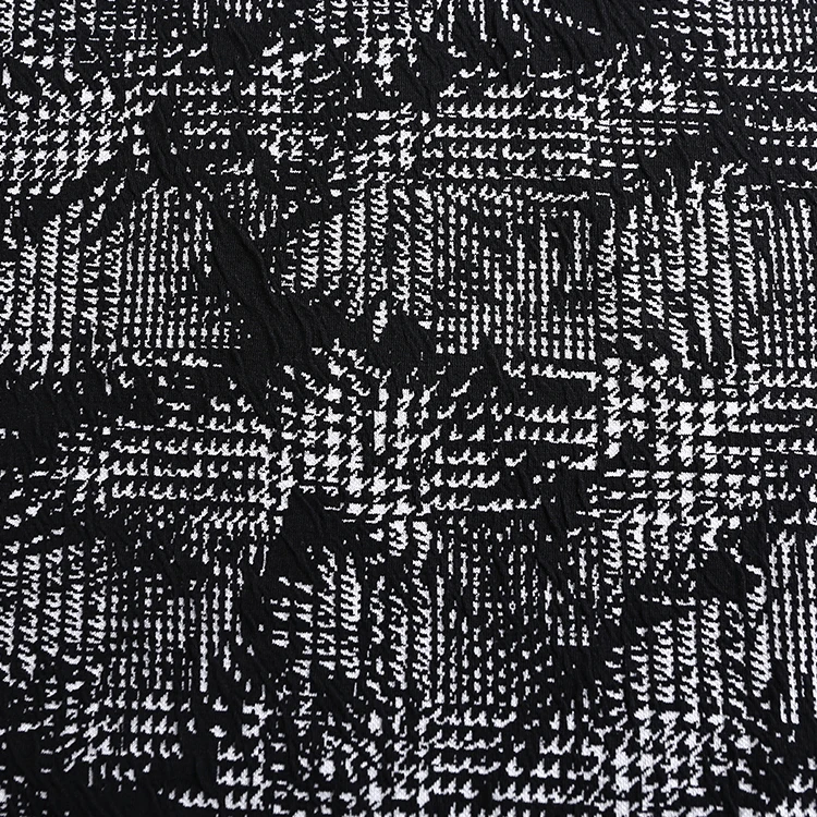 hot sale polyester viscose elastane yarn dyed plaid jacquard fabric clothing turkey istanbul