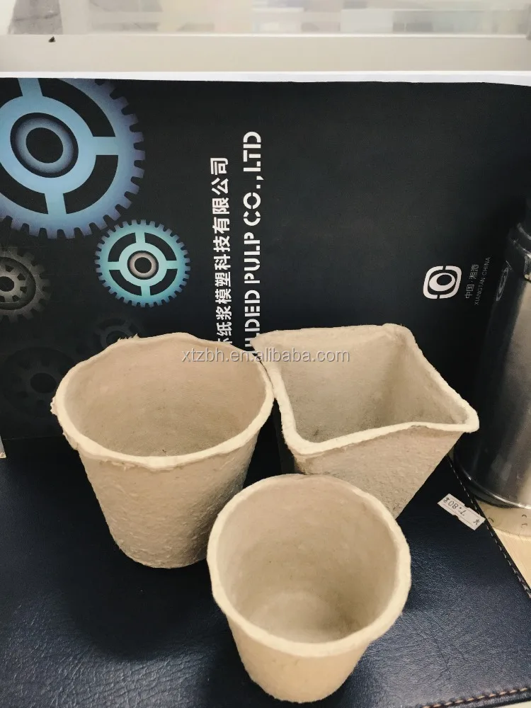 automatic waste paper recycling pulp mill molding egg tray flower seedling pot machine line