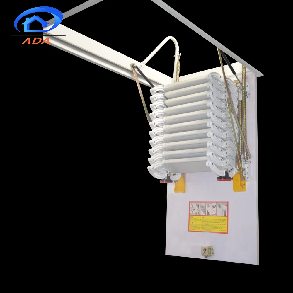 Складная чердачная ступенчатая лестница с супер нагрузкой из титанового магниевого сплава