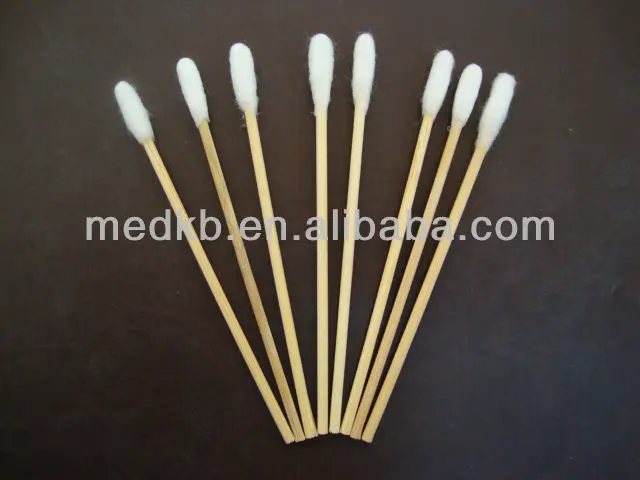 wooden stick cotton swabs