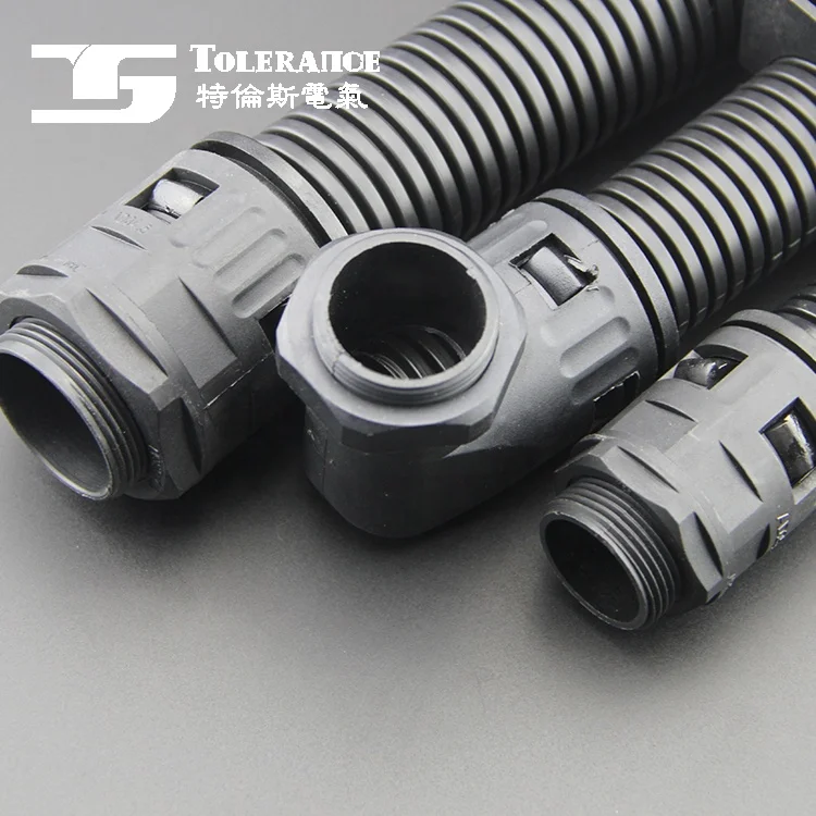 High Tensile Strength Decorative Flexible Wlectrical Wiring Conduit PVC Cable Conduit
