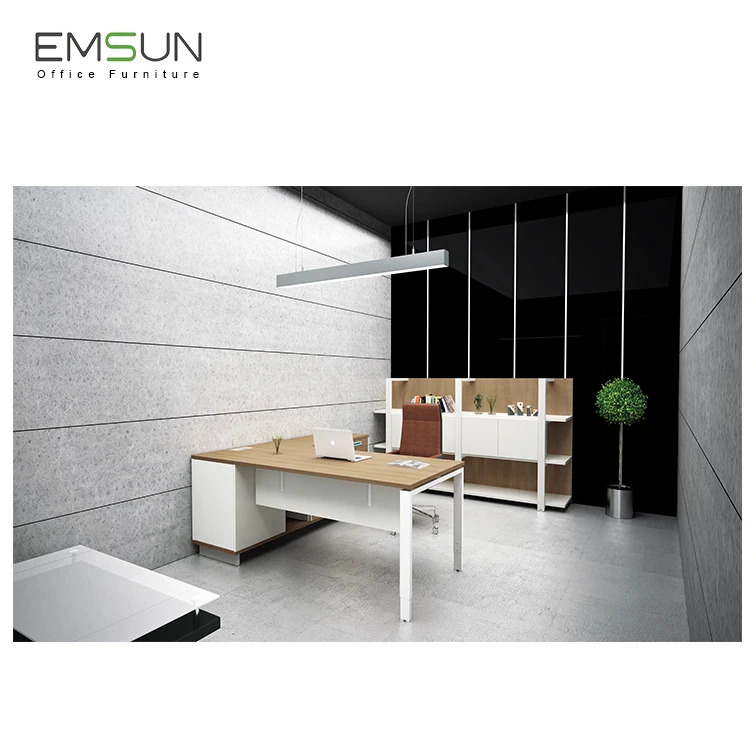 
L shape director table executive office desk modern CEO desk for boss 