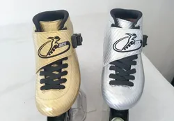 Professional handcraft lighter carbon fiber faster SHR PU 3 or 4 wheels speed inline skates