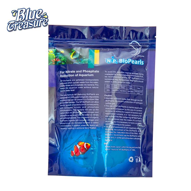 
500ml/bag China export filtration media aquarium Np bio pellets 