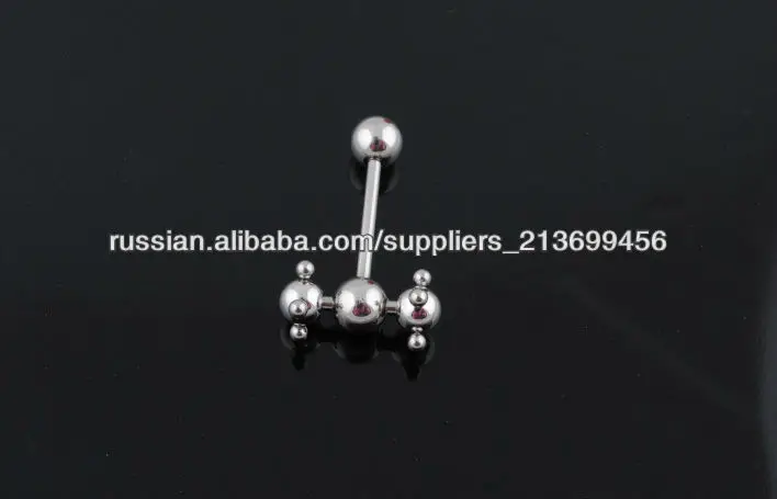 Украшения для тела Эротические Spinner штангой Пирсинг языка