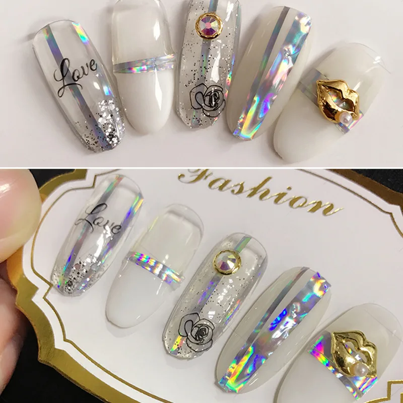 Factory OEM Gold Butterfly Anime Nail Sticker Nails made in China