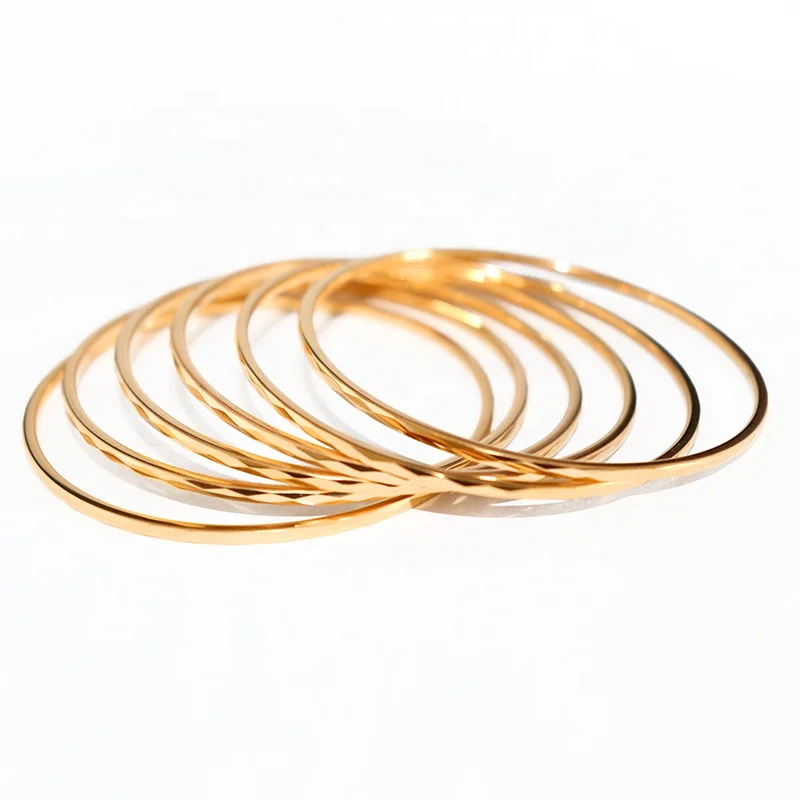 
2mm Wide Tungsten Steel Bracelet For Women Diamond Cutting Engagement Narrow Bangle Wholesale Cheap Jewelry 