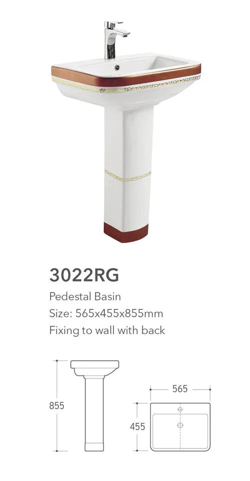 new arrival classic color golden sanitary ware quality bathroom suites for sale