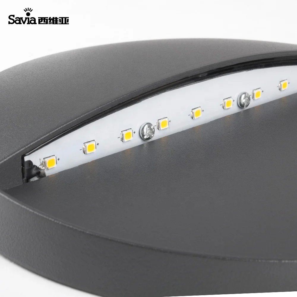 Savia LED garden wall light IP44 3W waterproof aluminum PC Led wall corner lamp step light outdoor resscred brick lights