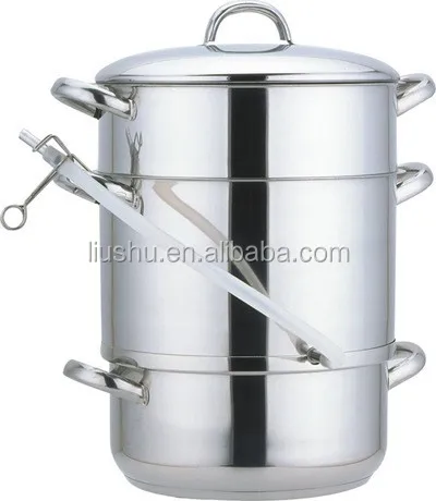 11QT stainless steel induction fruit juicer steamer juicer pot