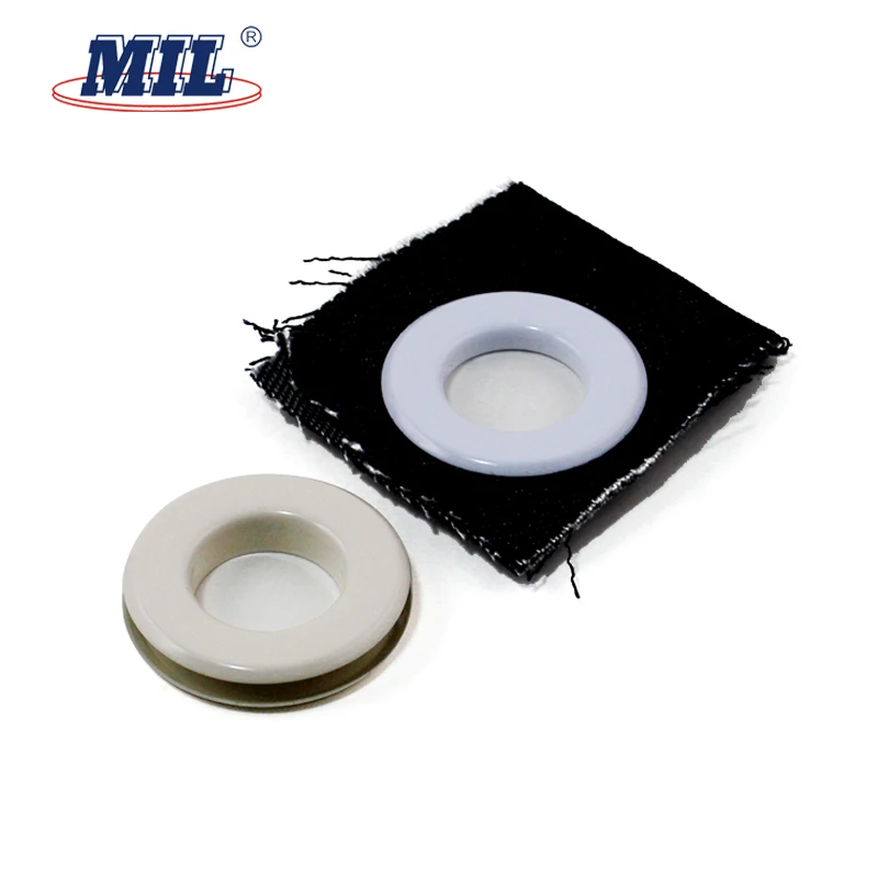 Wholesale Clothing Custom White Enamel Round Brass Metal Eyelet For Shoes