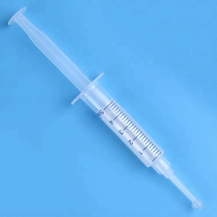 4.5ml sodium perborate teeth whitening gel syringe, non peroxide teeth whitening gel