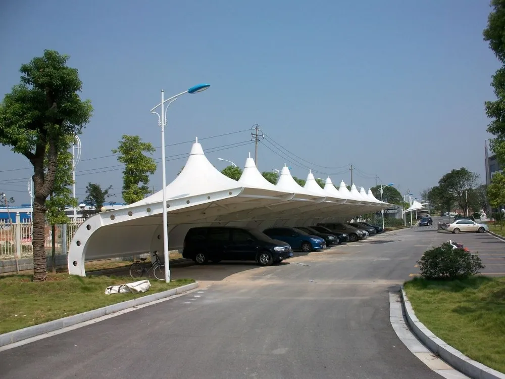 
architecture membrane stadium roofing PTFE stadium tent membrane structure with steel frame 