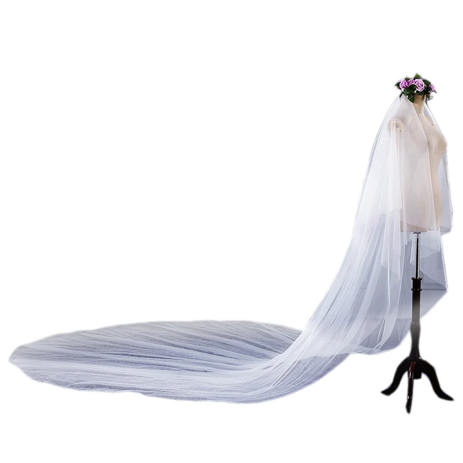 
Wholesale Elegant veils in soft fabric Wedding Headpiece for Bridal Accessories 