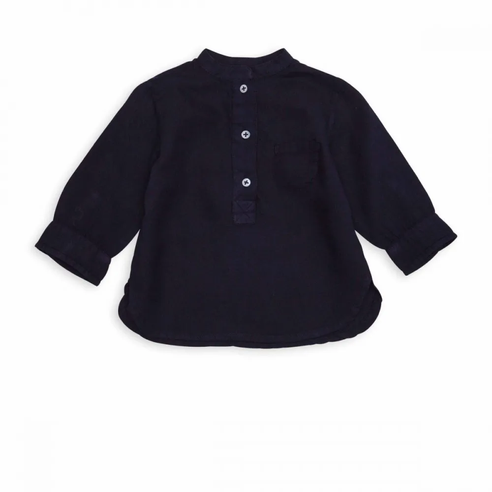 
2015 New Style Top Quality 100% Cotton Fashion Shirts For BoysFactory Price Mix Colors Baby Shirts Pocket With Yoke Baby Cloth 